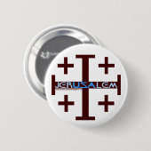 エルサレム十字架 缶バッジ (正面&裏面)