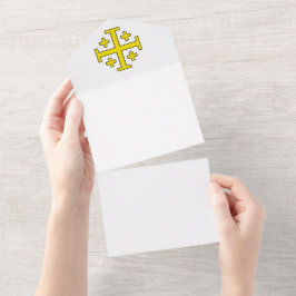 エルサレム十字 オールインワン招待状