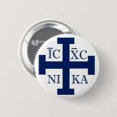 エルサレム十字 缶バッジ (正面&裏面)