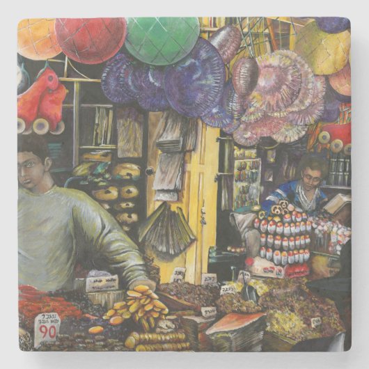 エルサレム古代商業の伝統 ストーンコースター (正面)