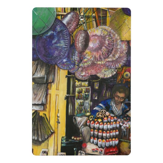 エルサレム古代商業の伝統 ミニクリップボード (裏面)