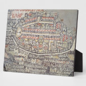 エルサレム市とその周辺地域 フォトプラーク (側面)