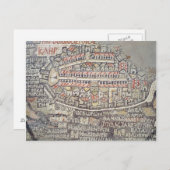 エルサレム市とその周辺地域 ポストカード (正面/裏面)