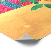 エルサレム市カラフル芸術 ポスター (角)