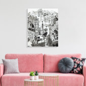 エルサレム市シャルルマーニュの戴冠式 キャンバスプリント (インサイチュ (リビング))