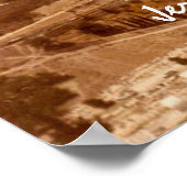 エルサレム市金ゴールドプリント ポスター (角)