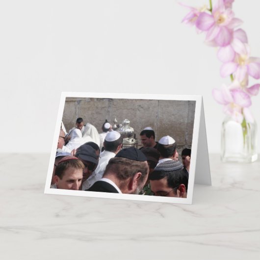 エルサレム旧市のテンプルマウント集会 カード (蘭)