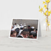 エルサレム旧市のテンプルマウント集会 カード (黄色い花)