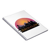 エルサレム旧市街スカイライン – イスラエル旅行 ノートブック (右側)