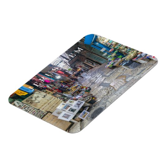 エルサレム旧市街ビュー冷蔵庫用マグネット マグネット (左側)