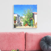 エルサレム旧市街絵画イスラエルの風景 キャンバスプリント (インサイチュ (リビング))