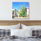 エルサレム旧市街絵画イスラエルの風景 キャンバスプリント (インサイチュ (寝室))