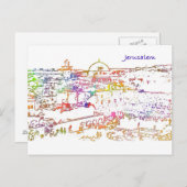エルサレム旧市街 ポストカード (正面/裏面)