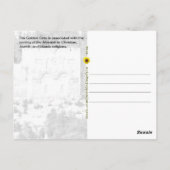 エルサレム旧市黄金の門 – ポストカード (裏面)