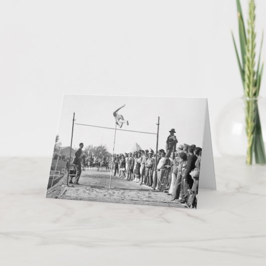 エルサレム棒高跳び、30年代 カード (正面)