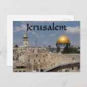 エルサレム神殿山イスラエル ポストカード (正面/裏面)