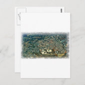 エルサレム空中眺め ポストカード (正面/裏面)