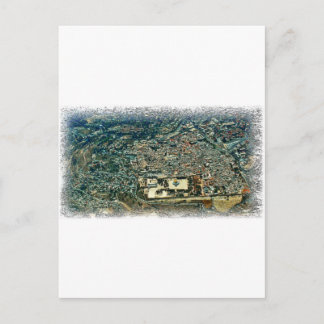 エルサレム空中眺め ポストカード