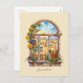 エルサレム窓ビュー シーズンポストカード (正面/裏面)