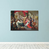 エルサレム素晴らしの神殿のアレクサンダー キャンバスプリント (インサイチュ (ウッドフロア))