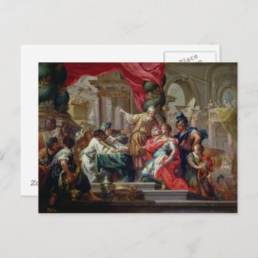 エルサレム素晴らしの神殿のアレクサンダー ポストカード (正面/裏面)