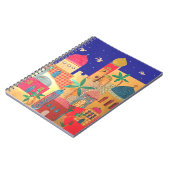 エルサレム都市カラフルの芸術 ノートブック (左側)