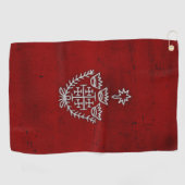 エルサレム騎士テンプラール十字軍デウスヴォルト ゴルフタオル (横)