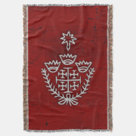 エルサレム騎士テンプラール十字軍デウスヴォルト スローブランケット