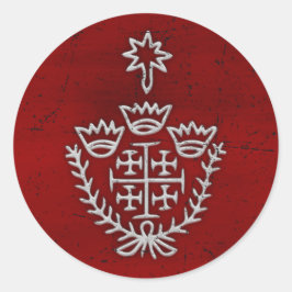 エルサレム騎士テンプラール十字軍デウスヴォルト ラウンドシール