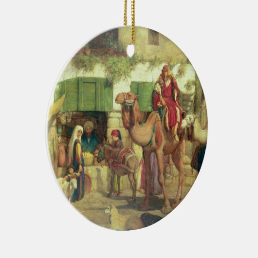 エルサレム1867年の通り セラミックオーナメント (右)