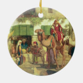 エルサレム1867年の通り セラミックオーナメント (裏面)