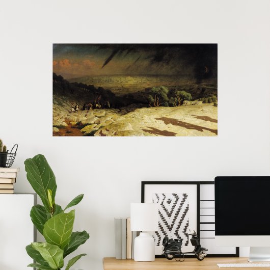 エルサレム1867 ポスター (ホームオフィス)