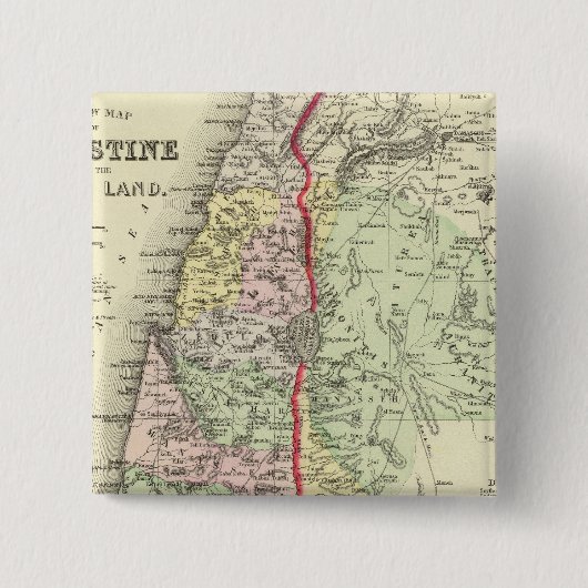 エルサレム2·パレスチナ 缶バッジ (正面)