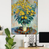 エルサレム・アーティチョーク花クロード・モネのポスター ポスター (ホームオフィス)