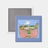 エルサレム・アート・マグネット マグネット (正面/裏面)