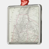 エルサレム、イスラエル共和国、ヨルダン メタルオーナメント (左)