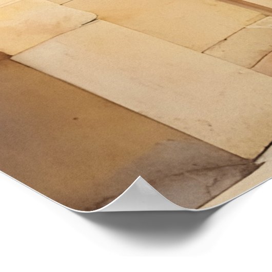 エルサレム・イスラエル水彩画 ポスター (角)