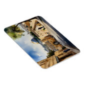 エルサレム・イスラエル水彩画 マグネット (右側)