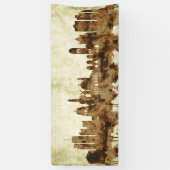 エルサレム・イスラエル都市景観 横断幕 (縦)