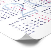 エルサレム、イスラエル。カレンダー2024ポスター ポスター (角)