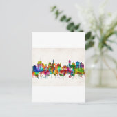 エルサレム・イスラエル・スカイライン インビテーションポストカード (スタンド正面)