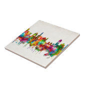 エルサレム・イスラエル・スカイライン タイル (側面)