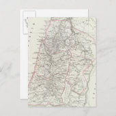 エルサレム、イスラエル、ヨルダン ポストカード (正面/裏面)