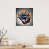 エルサレム・イスラエル – 球状パノラマ ポスター (キッチン)