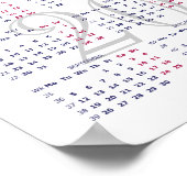 エルサレム、イスラエル。2022カレンダーポスター ポスター (角)