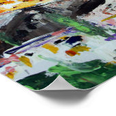 エルサレム・イスラエ絵画ル印象派 ポスター (角)