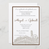 エルサレム・ウォールズ – 結婚式招待状 招待状 (正面/裏面)