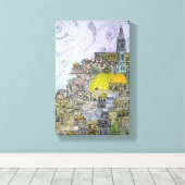 エルサレム キャンバスプリント (インサイチュ (ウッドフロア))