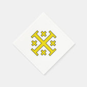 エルサレム・クロス スタンダードカクテルナプキン (角)
