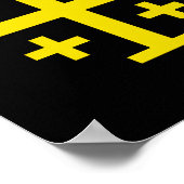 エルサレム・クロス ポスター (角)